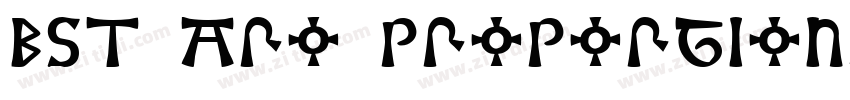 BST Aro Proportional字体转换